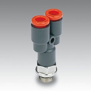 Conector tipo Y rosca macho RL23M